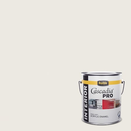 Rodda Paint Rodda Cascadia PRO Interior Paint and Primer in One, Flat, 1 Gallon, Titanium 4100011-CA023/Titanium
